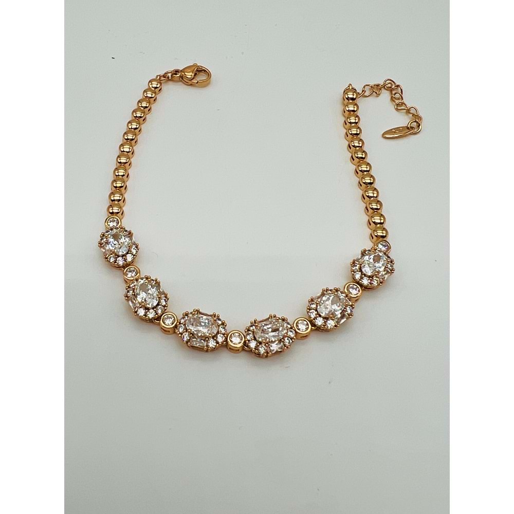 XUPING BAGET SUYOLU BİLEKLİK 18+4 CM ROSE RENK ACR1223