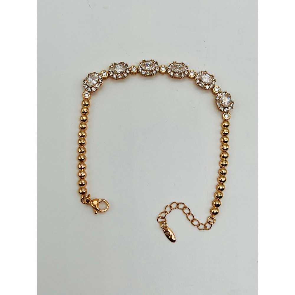 XUPING BAGET SUYOLU BİLEKLİK 18+4 CM ROSE RENK ACR1223