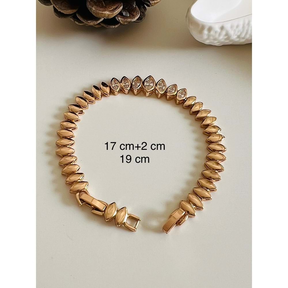 XUPING BADEM BİLEKLİK 17+2 CM ROSE ACR2782