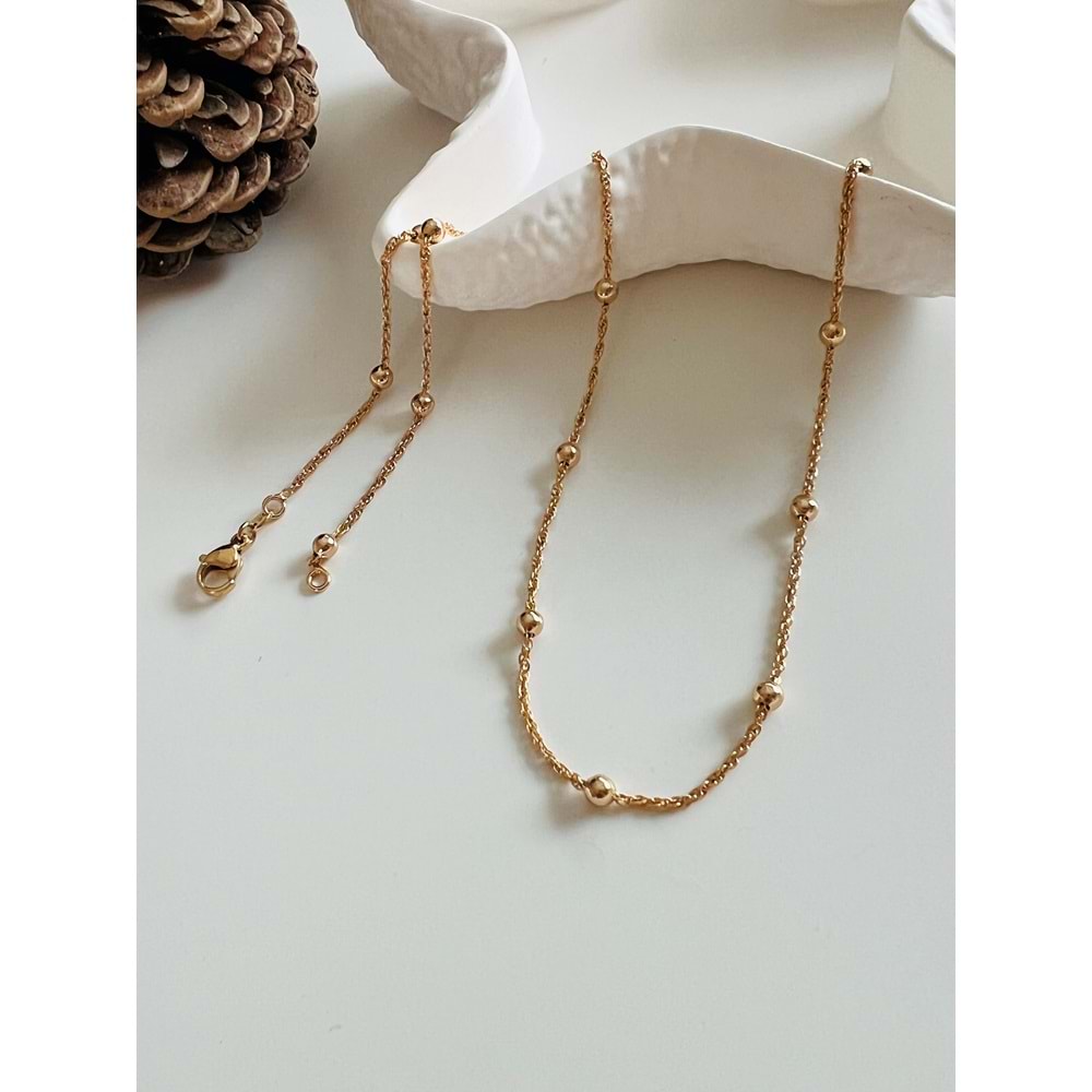 XUPING TOP ZİNCİR KOLYE 50 CM ROSE ACR3339