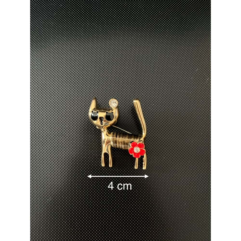 SÜSLÜ KEDİ BROŞ ACR4136