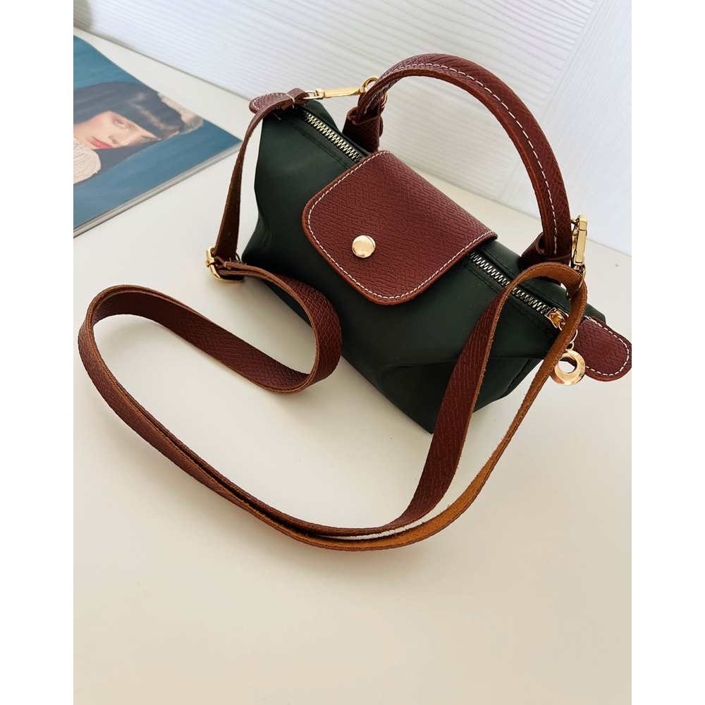 POLO MİNİ EL VE OMUZ ÇANTASI-HAKİ-TABA RENK ACR4393