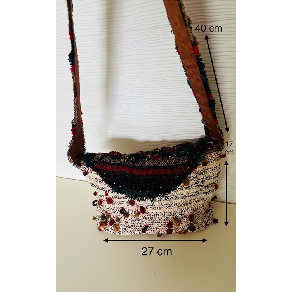 EL ÖRGÜSÜ, ASTARLI, FERMUARLI, OMUZ ÇANTASI ACR4722