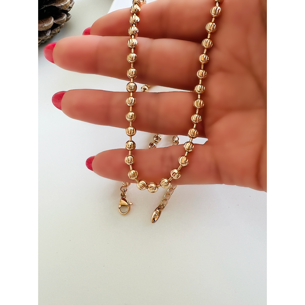 XUPING DORİKA KOLYE 45+5 CM-ROSE RENK ACR4960