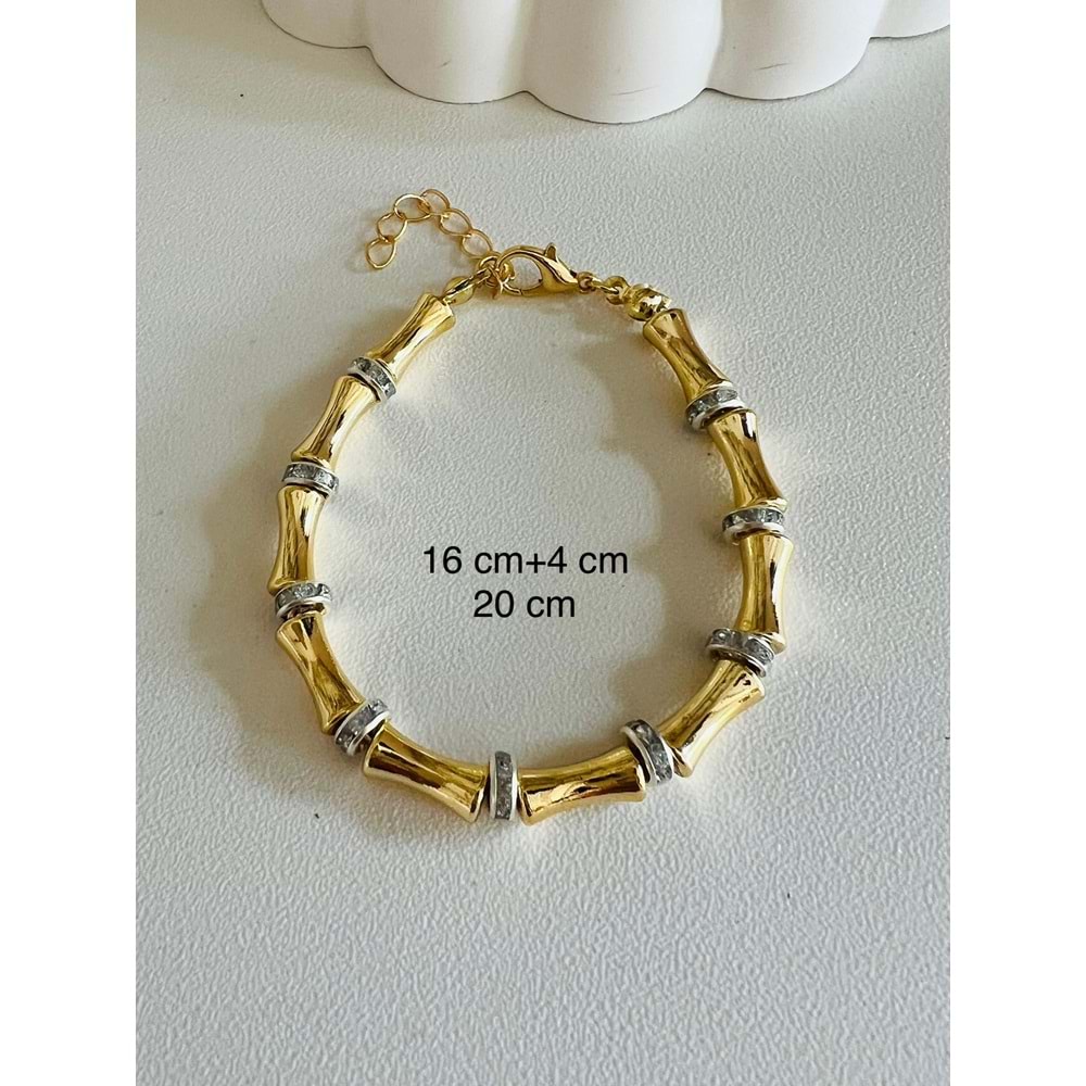 ÖZEL SERİ SERENAY BİLEKLİK 16+4 CM-GOLD ACR5101