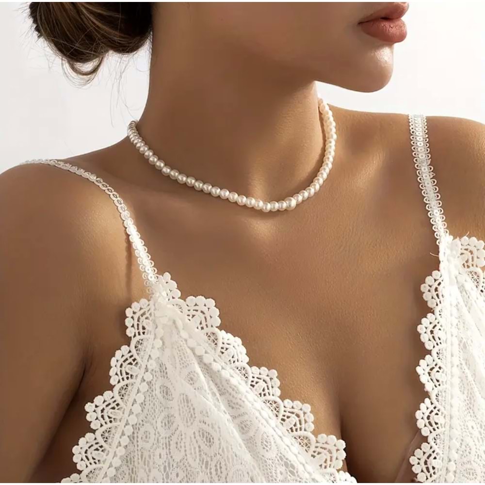 İNCİLİ SEKSİ SIRT SALLANTILI VÜCUT ZİNCİRİ-GÜMÜŞ ACR5798