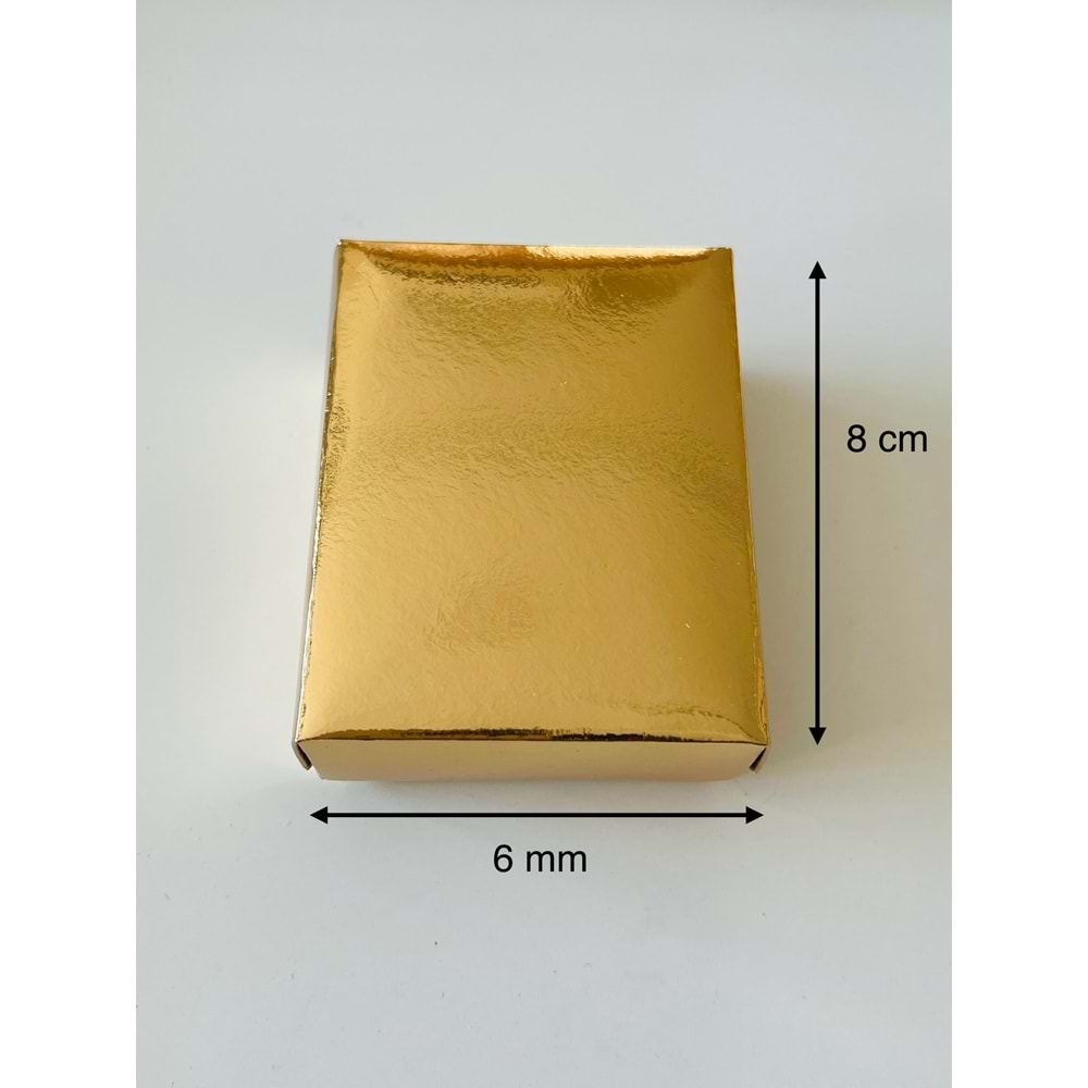 TAKI HEDİYE KUTUSU GOLD RENK 6X8CM ACR6007