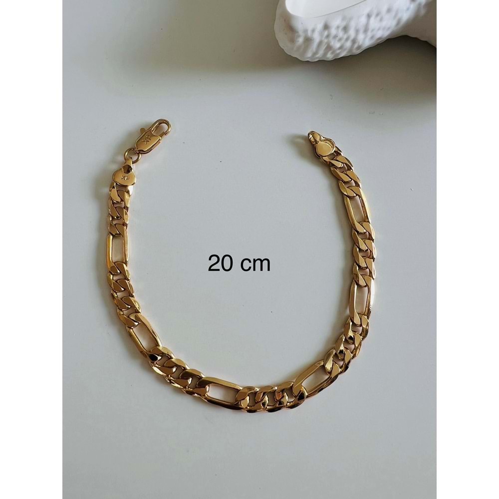 XUPING FİGARO BİLEKLİK 20CM-5MM-ROSE RENK ACR6979