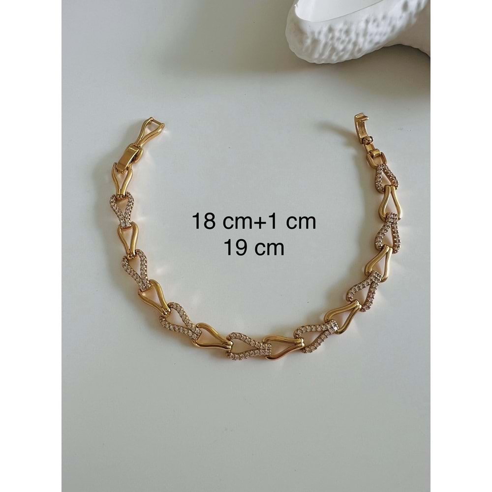 XUPING SWAN BİLEKLİK 18+1CM-ROSE RENK ACR6982