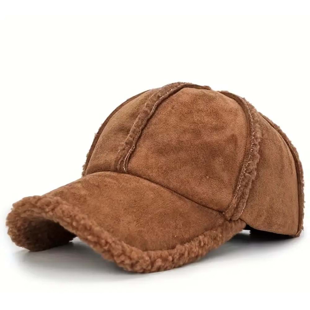 UNISEX YUMUŞAK SONBAHAR, KIŞ İÇİN ŞAPKA-KAHVERENGİ ACR7162