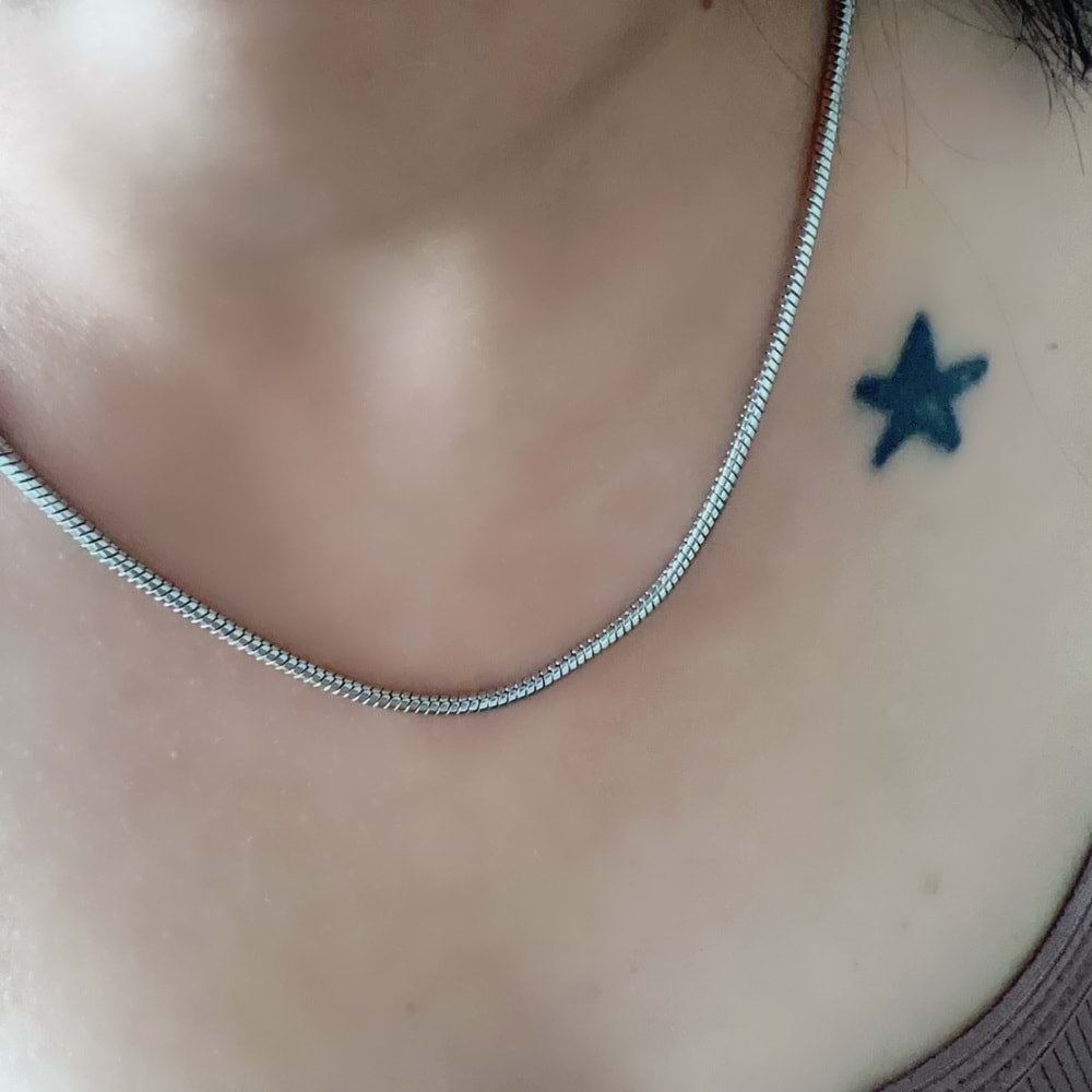 XUPING SARMAL KOLYE 45CM-GÜMÜŞ RENK ACR7537