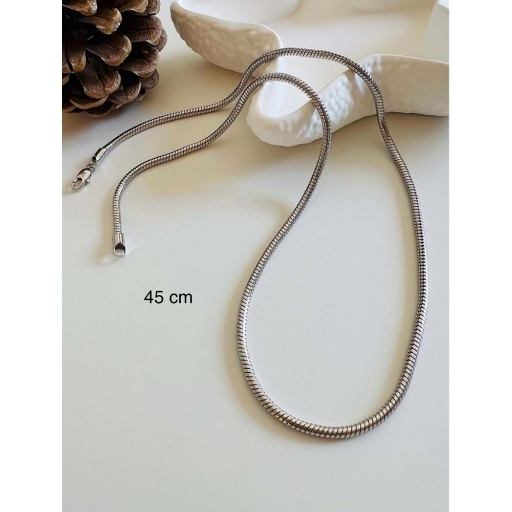 XUPING SARMAL KOLYE 45CM-GÜMÜŞ RENK ACR7537