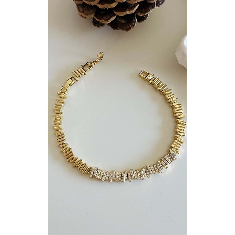 XUPING 14K RİTİM BİLEKLİK 17+2CM ACR7585