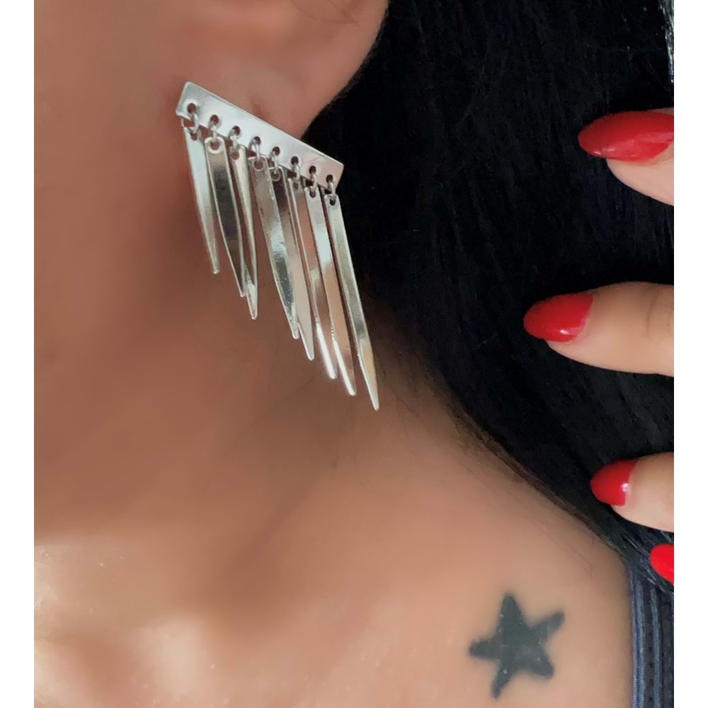 XUPING SALLANTILI TASARIM KÜPE-GÜMÜŞ RENK ACR7591