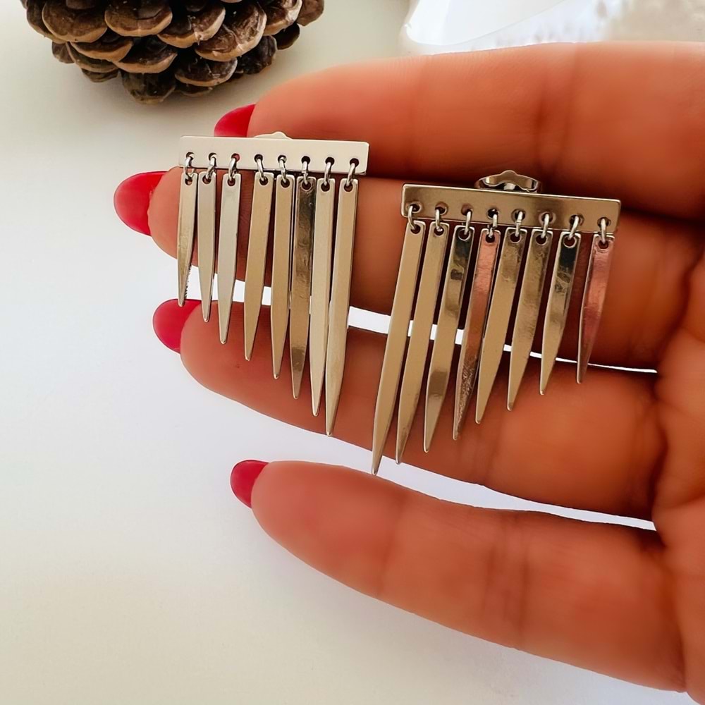 XUPING SALLANTILI TASARIM KÜPE-GÜMÜŞ RENK ACR7591