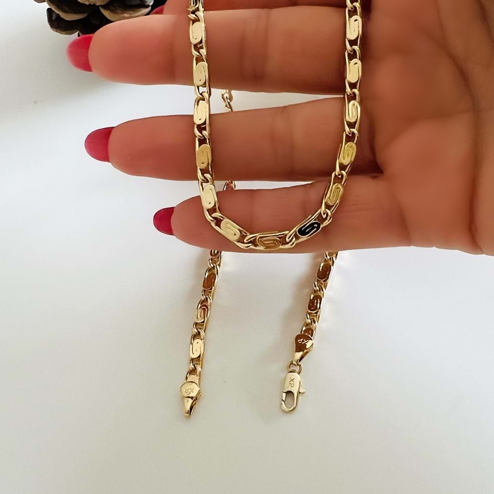 XUPING 14K KUYUMCU MODEL KOLYE 45CM-GOLD ACR7799