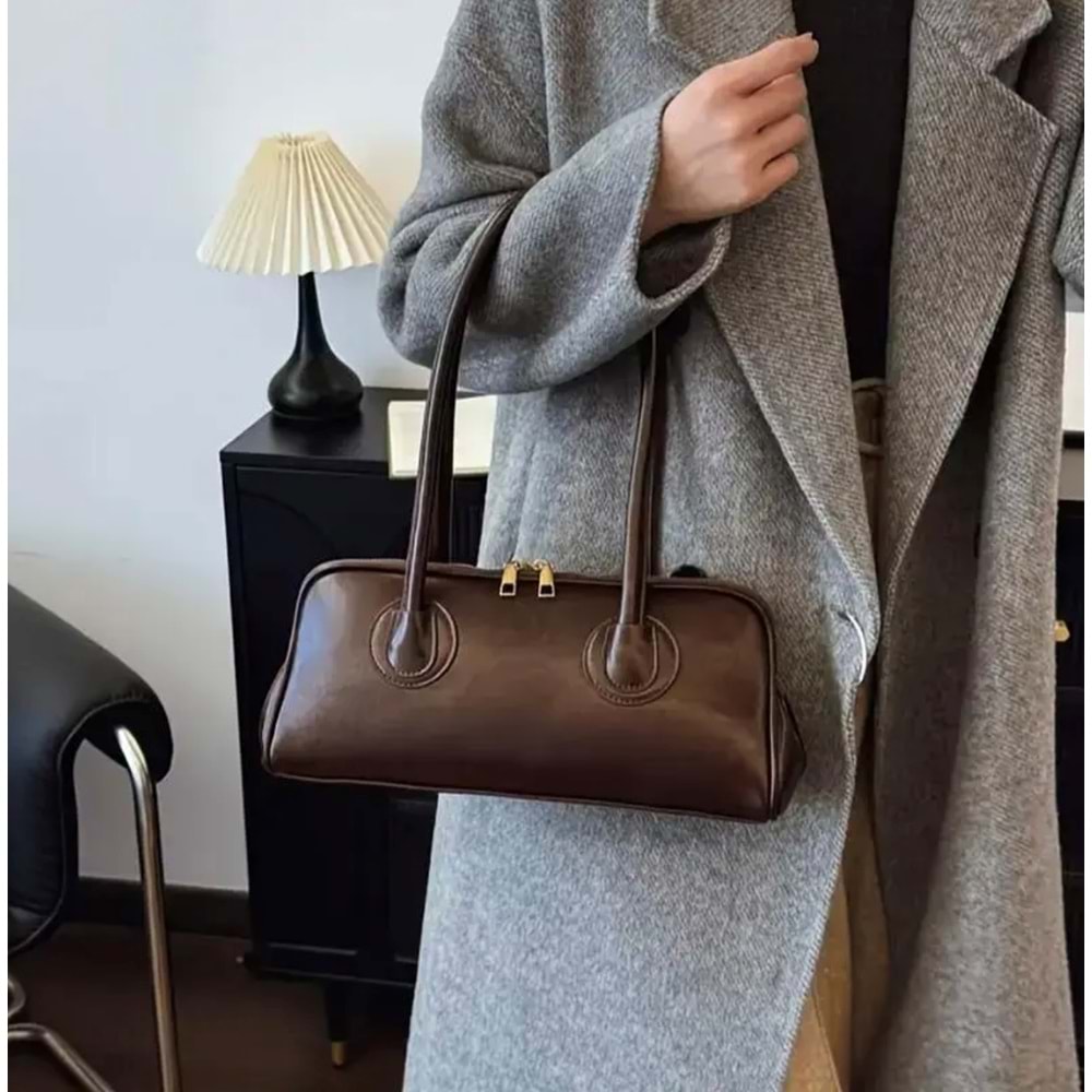 KADIN MODASI KAHVERENGİ OMUZ ÇANTASI ACR7883
