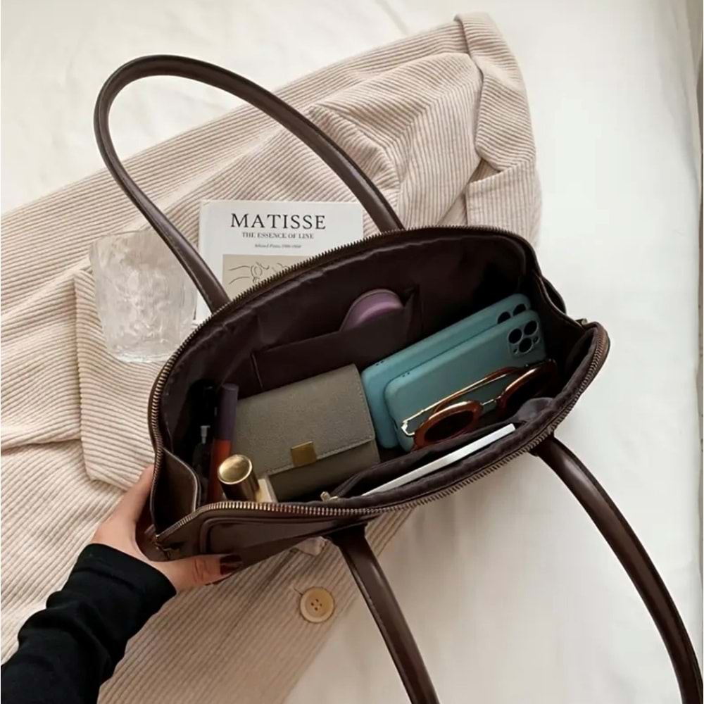 KADIN MODASI KAHVERENGİ OMUZ ÇANTASI ACR7883