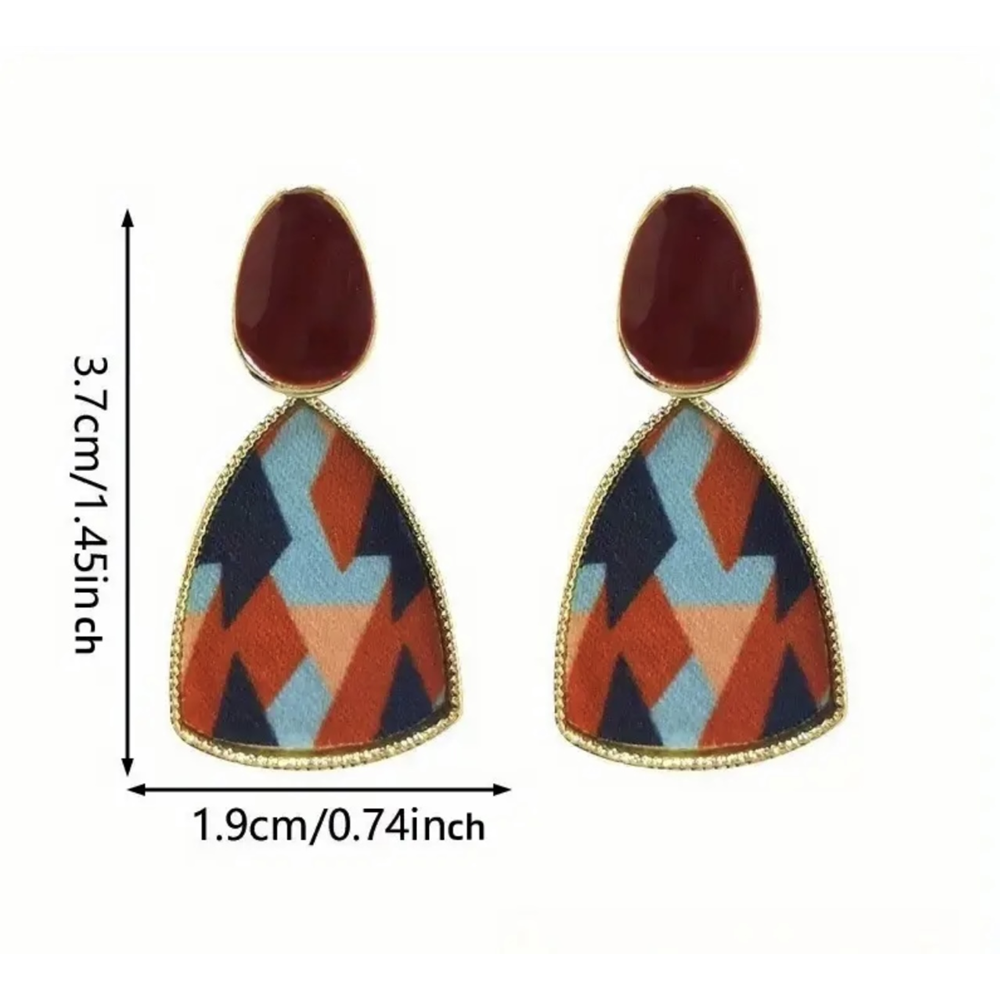 BORDO RENKLİ GEOMETRİK KÜPE ACR8218