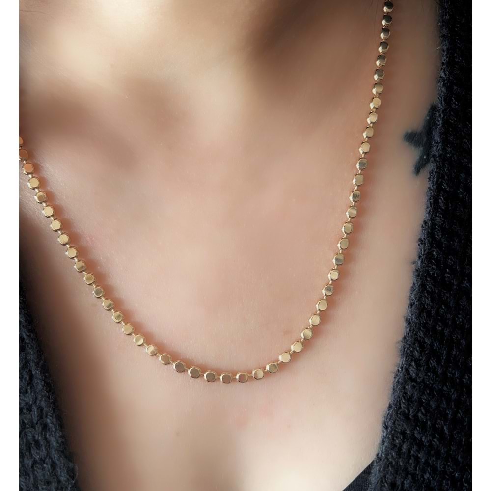 XUPING STAMP KOLYE 50CM-ROSE RENK ACR8493