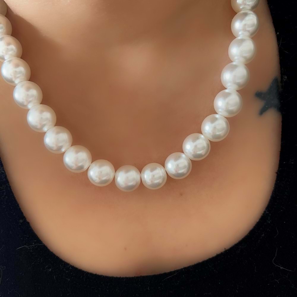 İNCİ KOLYE 42+4CM ACR8869