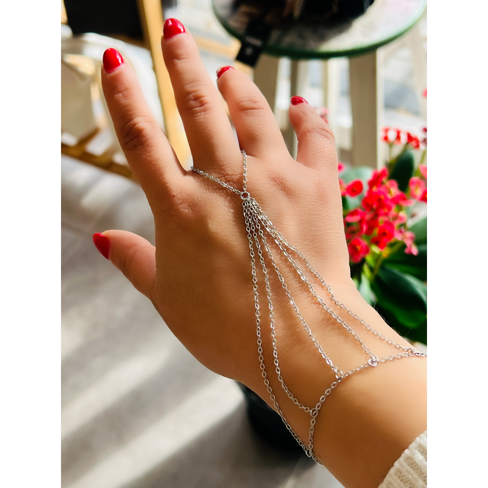 ÇOKLU ZİNCİR ÇELİK ŞAHMERAN-GÜMÜŞ RENK ACR8900