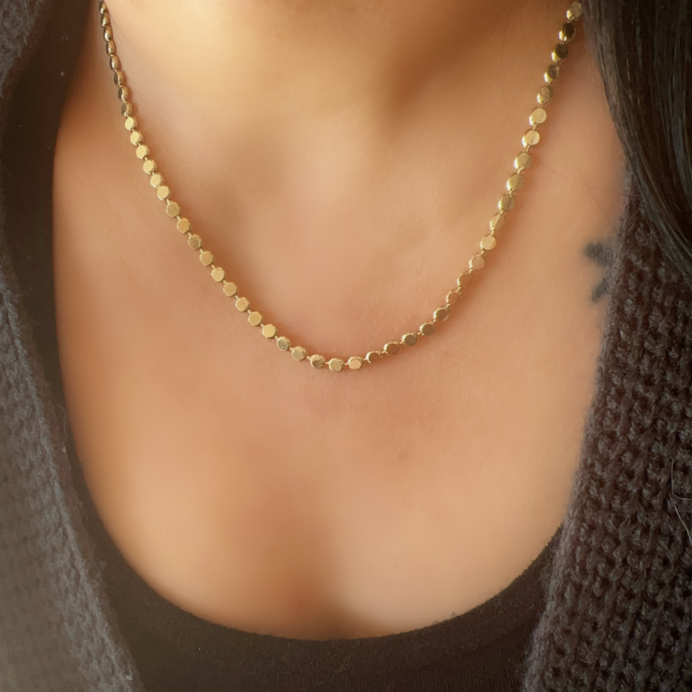 XUPING 14K STAMP KOLYE 45CM-GOLD RENK ACR8912