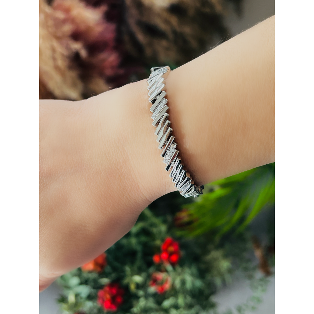 XUPING ROD BİLEKLİK 17+2CM-GÜMÜŞ RENK ACR9052