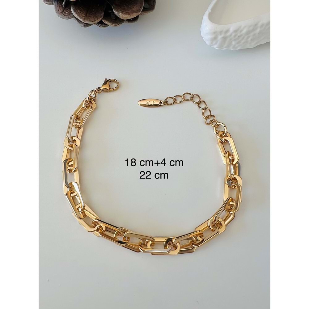 XUPING ROSE RENK LOCK BİLEKLİK 18+4CM ACR9276
