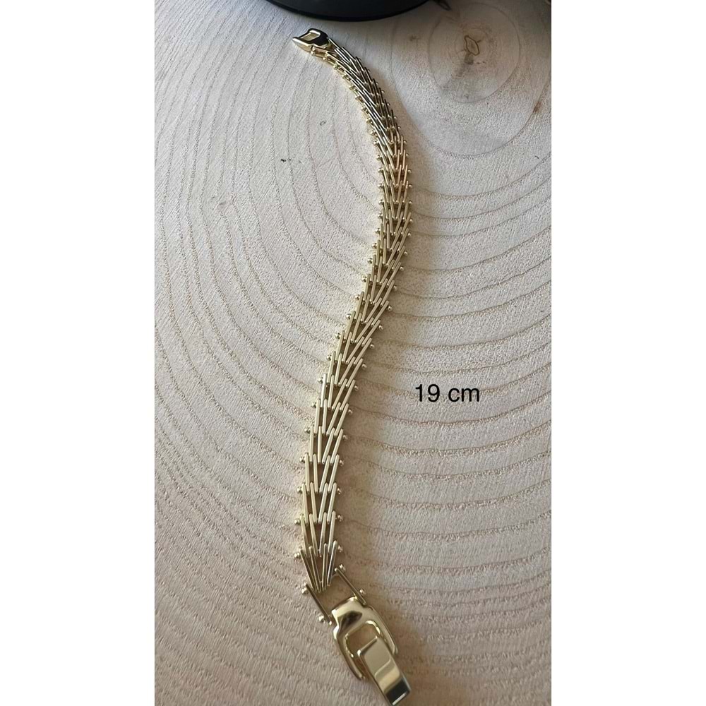 XUPING 14K GOLD RENK V BİLEKLİK 19CM ACR9706