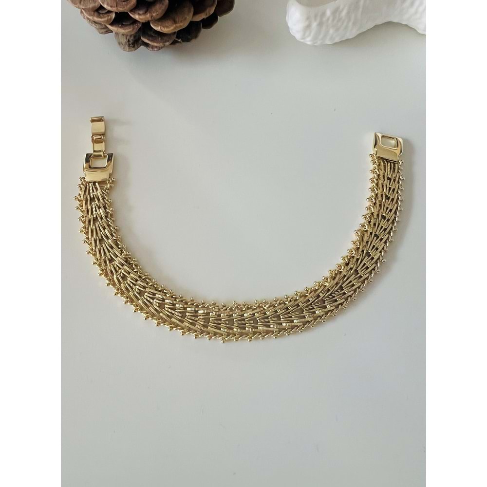 XUPING 14K HASIR MODEL BİLEKLİK 19CM ACR9881