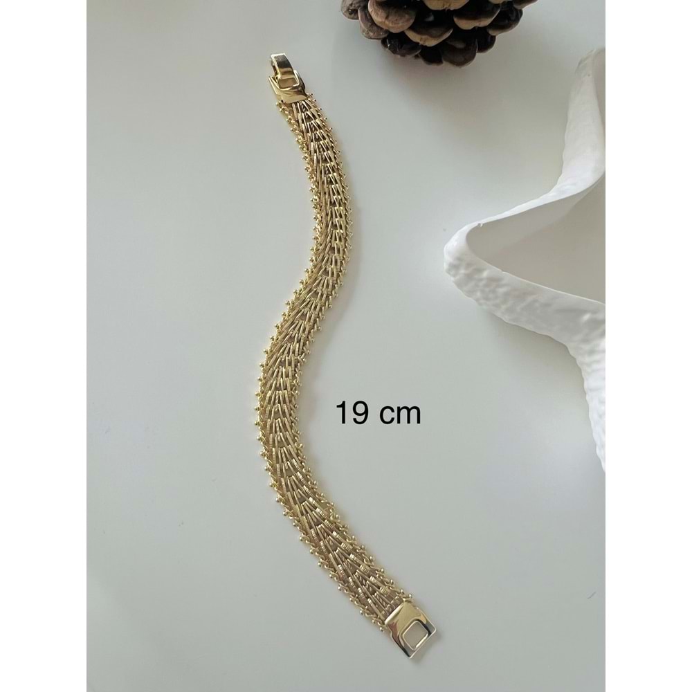 XUPING 14K HASIR MODEL BİLEKLİK 19CM ACR9881