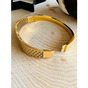 GOLD RENK DELİKLİ ÇELİK KELEPÇE ACR0212