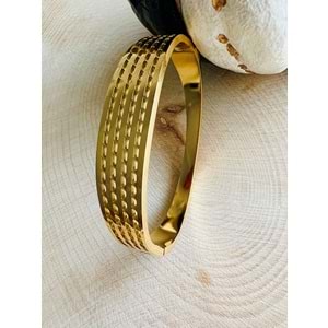 GOLD RENK DELİKLİ ÇELİK KELEPÇE ACR0212