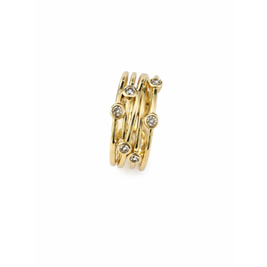 AYARLANABİLİR VİNTAGE, GOLD RENK, ÇOKLU GÖRÜNÜMLÜ TAŞLI YÜZÜK ACR0305