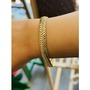 XUPING 14K GOLD RENK, BALIKSIRTI MODEL BİLEKLİK 22CM ACR0758