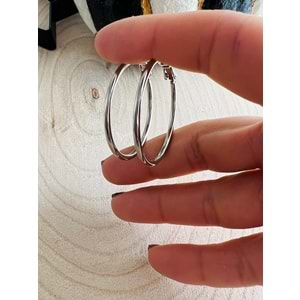 XUPING GÜMÜŞ RENK HALKA KÜPE ACR1276