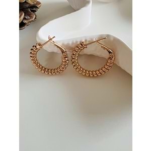XUPING BURGULU HALKA KÜPE ROSE RENK ACR2562