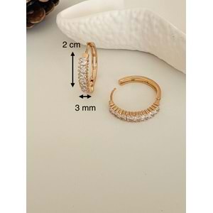 XUPING SUYOLU HALKA KÜPE ROSE RENK ACR2900