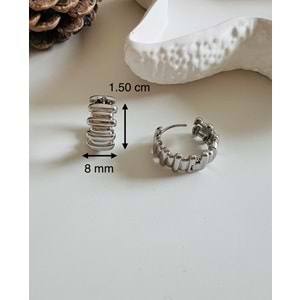 XUPING TASARIM HALKA KÜPE GÜMÜŞ ACR3008