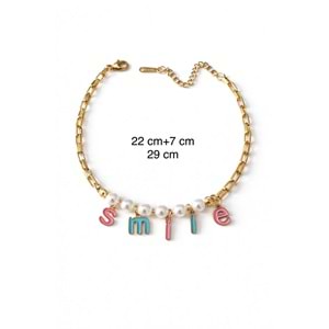 İNCİLİ, SMİLE ÇELİK HALHAL 22+7CM ACR3137