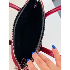 BAGET EL VE OMUZ ÇANTASI-BORDO RENK ACR4379