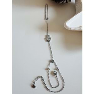 FATMA ANA ELİ ÇELİK ŞAHMERAN-GÜMÜŞ RENK ACR4743