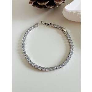 ÇELİK SUYOLU BİLEKLİK 18+2 CM-4MM-GÜMÜŞ ACR4955