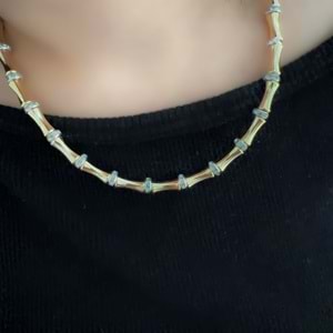 ÖZEL SERİ SERENAY KOLYE 42+3 CM-GOLD ACR5100