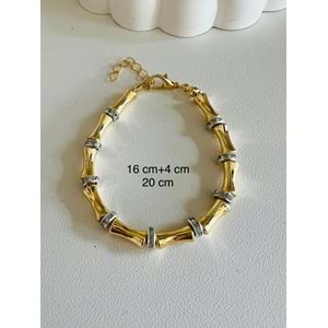 ÖZEL SERİ SERENAY BİLEKLİK 16+4 CM-GOLD ACR5101