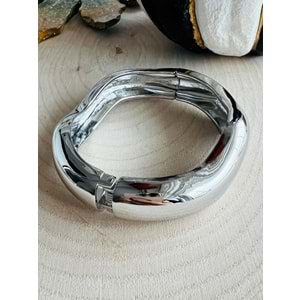 GÜMÜŞ RENK TASARIM KELEPÇE ACR5398