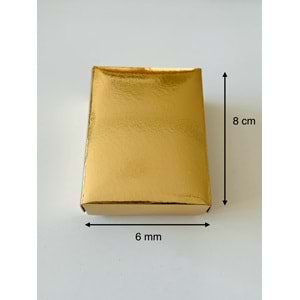 TAKI HEDİYE KUTUSU GOLD RENK 6X8CM ACR6007