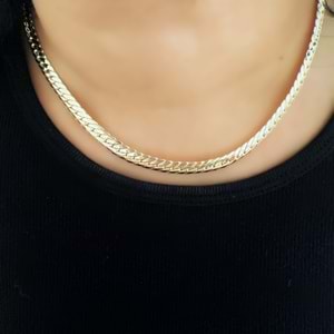 BALIK SIRTI KOLYE 42+8CM-GOLD RENK ACR6288
