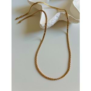 XUPING BURGU ZİNCİR KOLYE 55 CM-ROSE RENK ACR6328